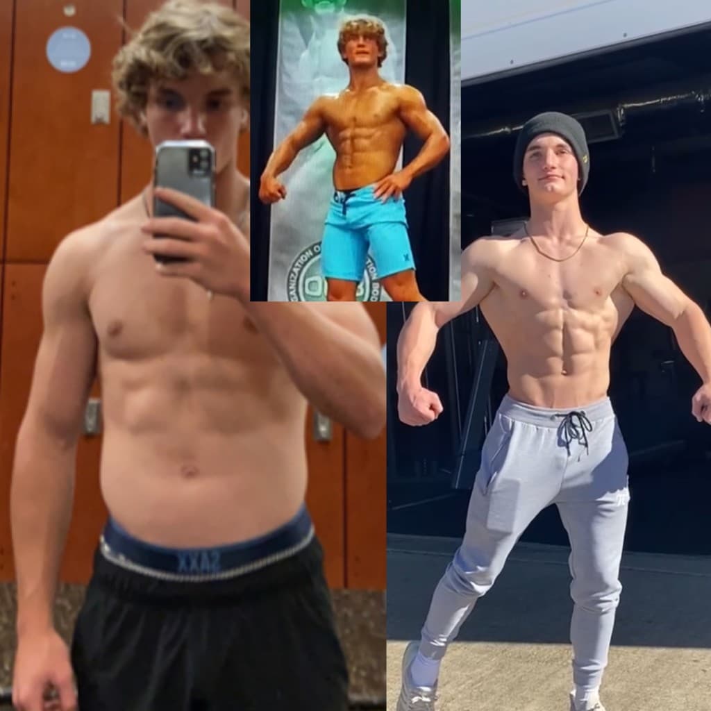 Charlie's strength and muscle gains from periodized barbell training with MacFitt in Austin, TX